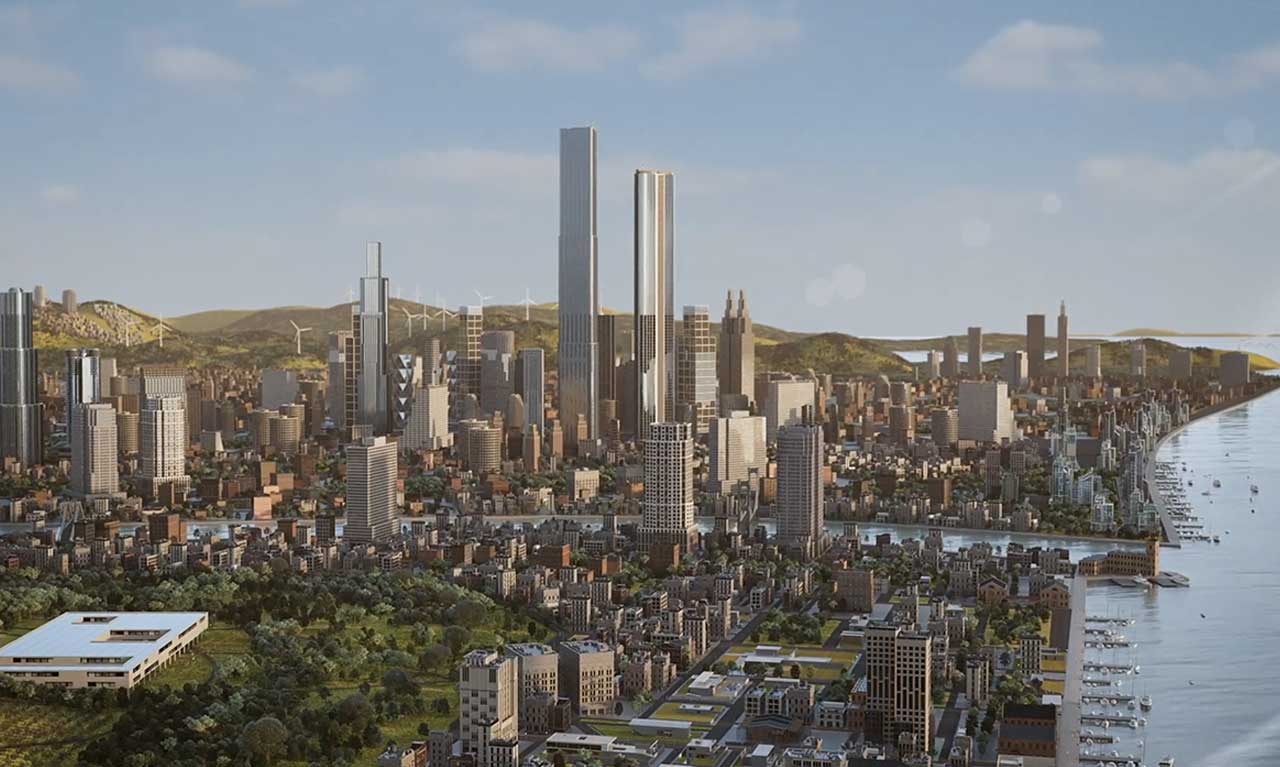 Futuristic city