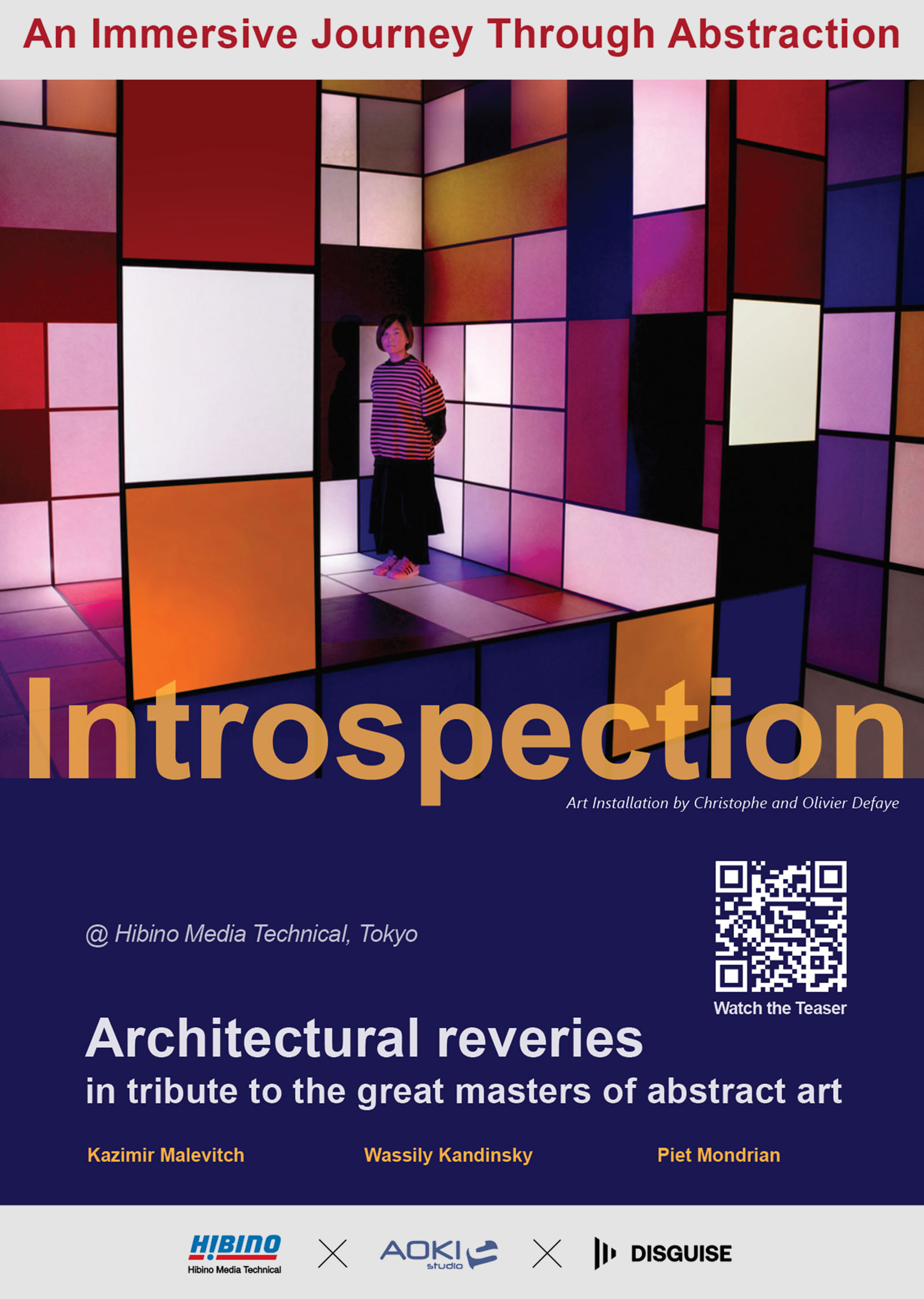 Poster of the Introspection installation